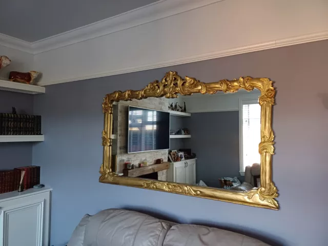 large French Style gilt mirror