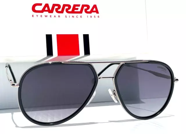 NEW CARRERA Polished Gunmetal Black Frame Gradient Black Sunglass 295/S 8079O