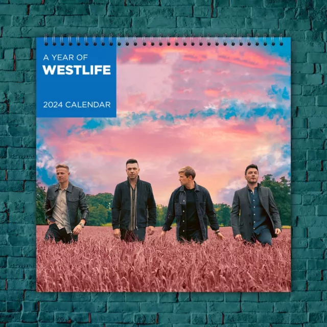 WESTLIFE CALENDAR 2024 Westlife 2024 Celebrity Wall Calendar