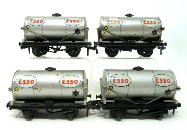 Hornby Dublo 4676 D1 Short Tank Wagon Esso Oo Gauge