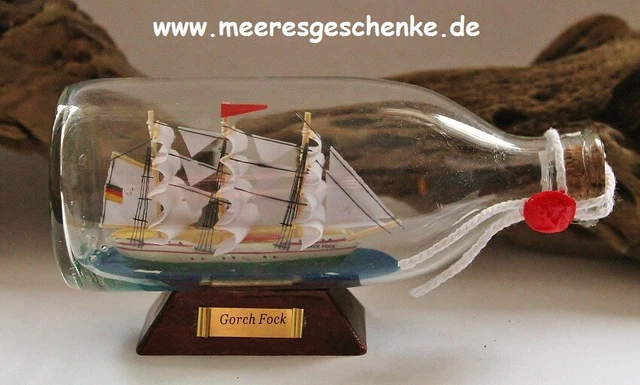 Buddelschiff Santa Maria - Kleines Flaschenschiff 6 Cm Maritime Deko