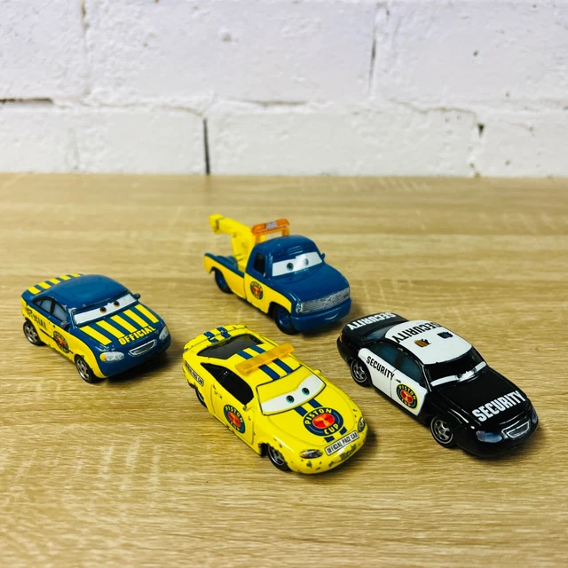 PISTON CUP RACE Official Security Lot Disney Pixar Diecast Metal Cars