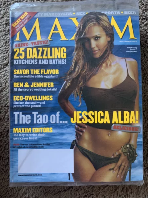 2003 Maxim Magazine #71 November Jessica Alba photo - Actress