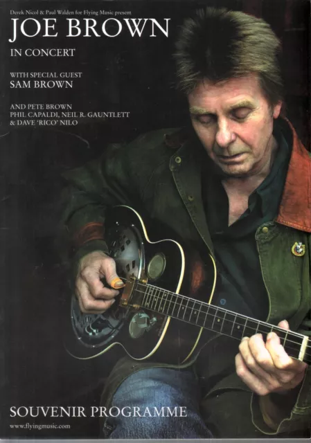 Joe Brown In Concert tour programme UK 2006 colour tour programme approx 30cm x