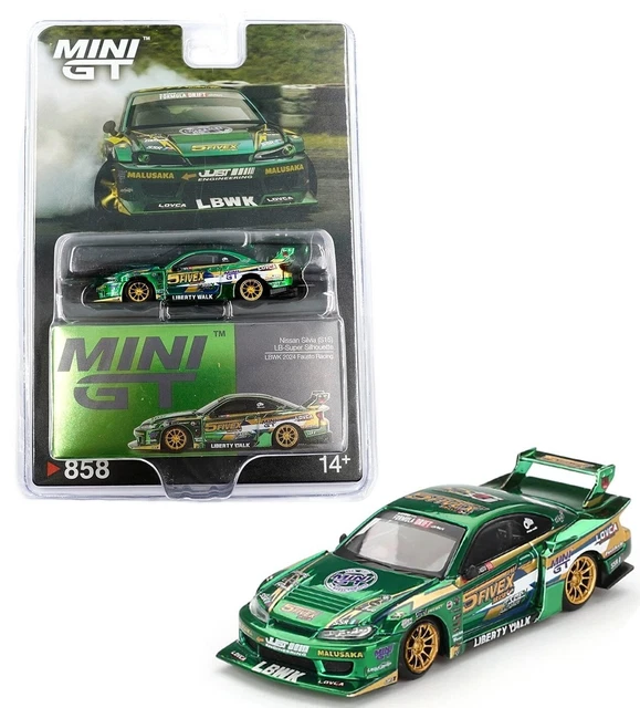 Modellino MINI GT Nissan Modellino MINI GT 1:64 Nissan LB-Super Silhouette S15 Silvia #23 2022 - Con Custodia E Stand Nissan LB Super Silhouette