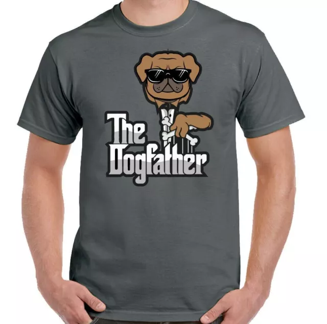 The Dog Father T-Shirt, Hommes Drôle Dogfather Haut Père De Jour Papa Pops 3