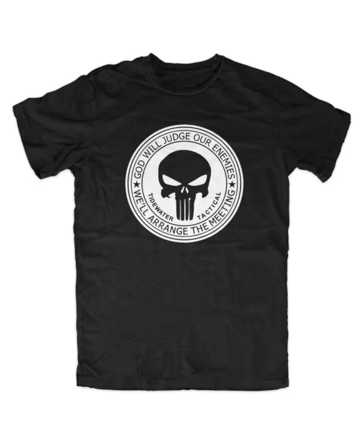Punisher God will T-Shirt Frank Castle Travolta Fun Kult Cult Film Movie Comic
