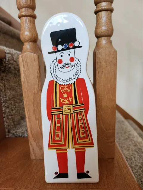 Vintage Carlton Ware Beefeater Tower Of London Guard Money Bank; 1960s