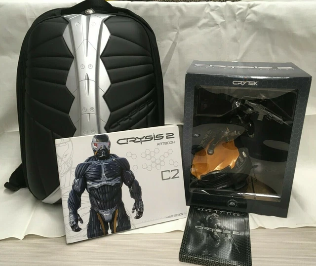 Ps3 Crysis 2 Nano Edition - Figure + Gioco Steelbox + Artbook + Zaino - Perfetto