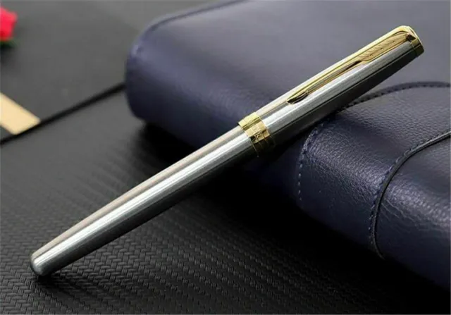 Perfect Parker Pen Sonnet Series Stainless Steel 0.5mm Medium Nib Fountain Pen 2