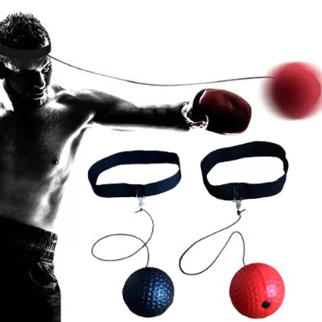 Boxing Fight Ball Headband for Reflex Reaction Speed Training in Boxing PuncF~m' 2