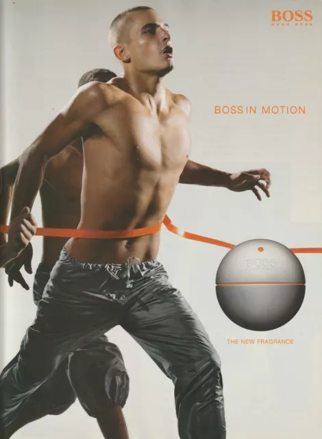 Publicité papier - advertising paper - Boss in Motion d'Hugo Boss