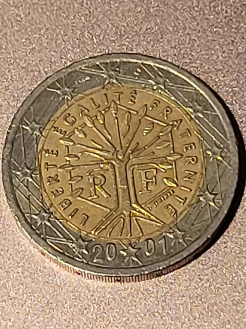 2 Euro Münzen Liberte Egalite Fraternite 2001 2 EURO MÜNZE Frankreich 2001 SELTEN Liberte Egalite Fraternite 🙂