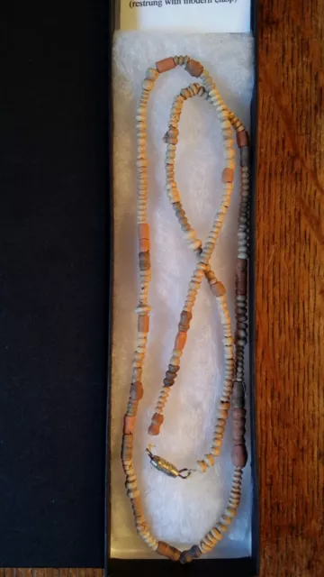 100Ad - 200Ad Romano Egyptian Coptic Period Necklace Terracotta Beads 2