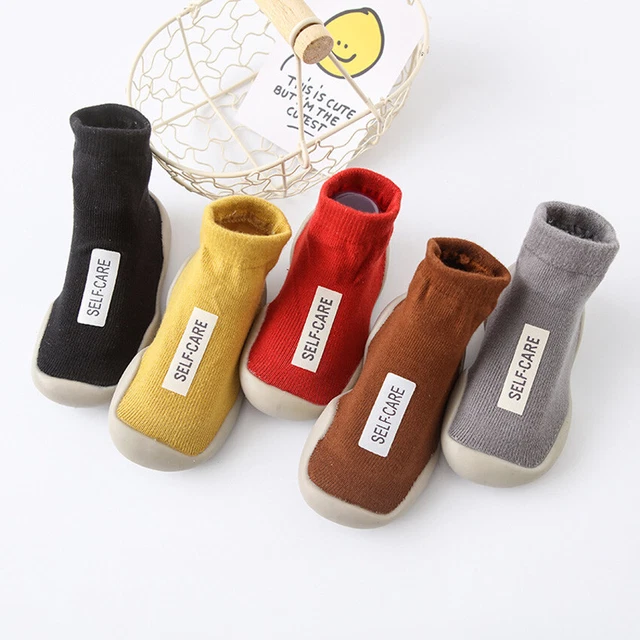 Pantofole antiscivolo bambina bambini bambini scarpe di cotone inverno caldo 2