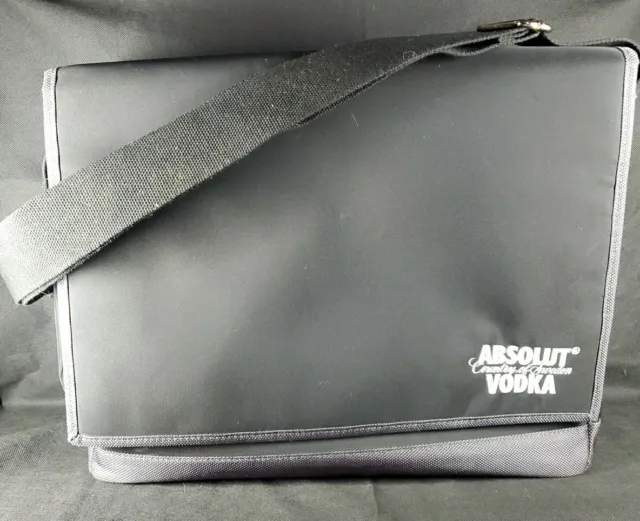 Absolut Vodka Bar Bartender Tool Carry Bag Magnetic Close Cutting Board New