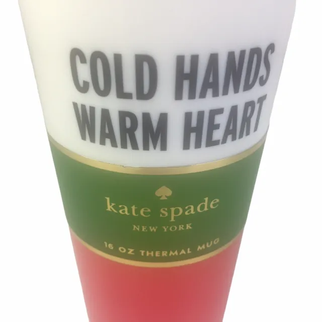 Kate Spade Thermal Travel Mug 16oz Hot Cold Cup Coffee Tea Tumbler Insulated 2