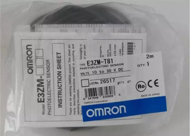 Omron E3ZM-T81 Photoelectric Switch Sensor New One Expedited Shipping E3ZMT81