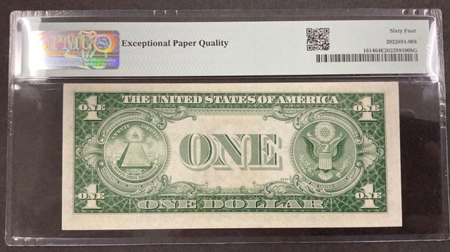 1935E  $1 Silver Certificate Fr#1614 (PI Block) PMG 64 Choice Uncirculated EPQ 2