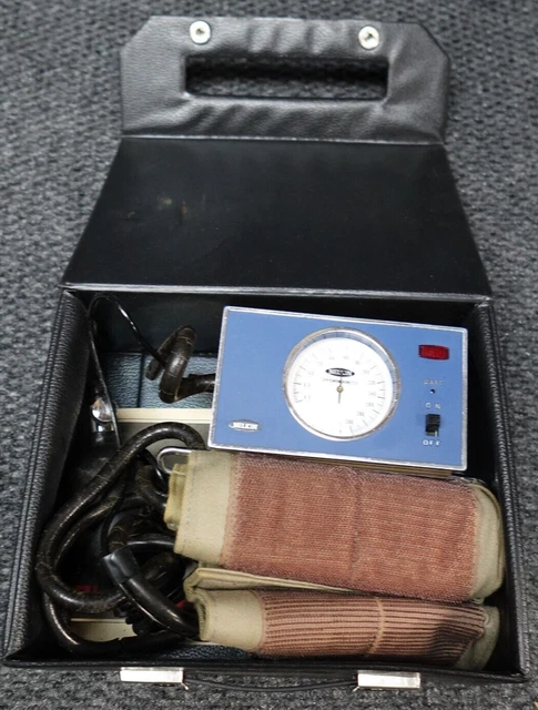 Vintage Nelkin Sphygmomanometer Blood Pressure Monitor With Case -For Repair