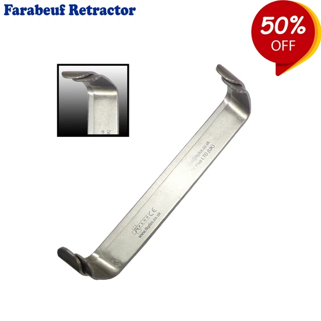 Écarteur Chirurgical Farabeuf, Lot De 2 Pièces à Double Extrémité, En Acier Inox - Foto 6