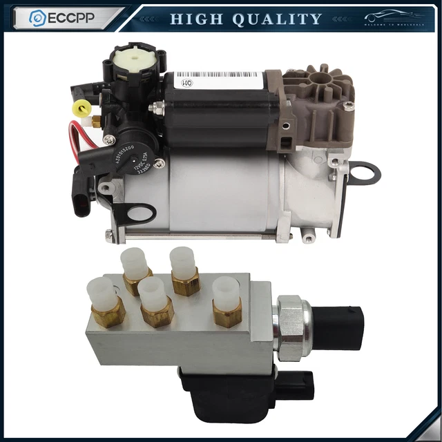 2PCS Air Suspension Compressor Solenoid Valve Block For Mercedes W220 S430 E350