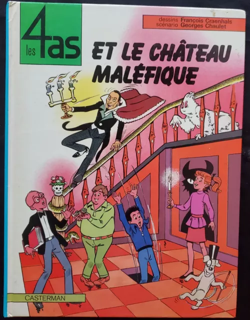 Les 4AS et le Château Maléfique T20 Edition originale EO 1982 BE a TBE Casterman