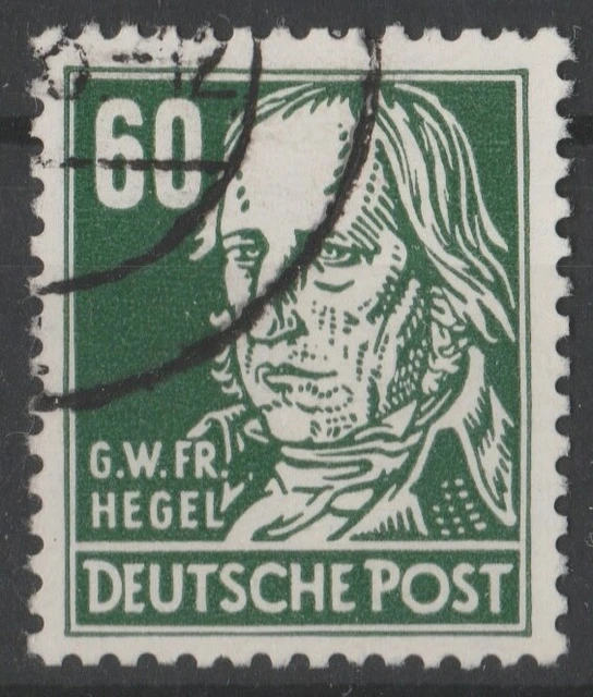 DDR 1952: Mi-Nr. 338 v XII (Köpfe II) gestempelt