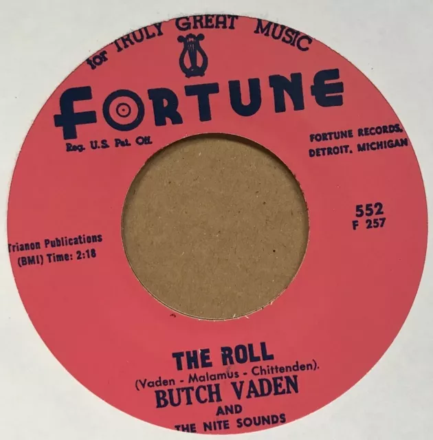 Single - Butch Vaden - Harem Girl / The Roll