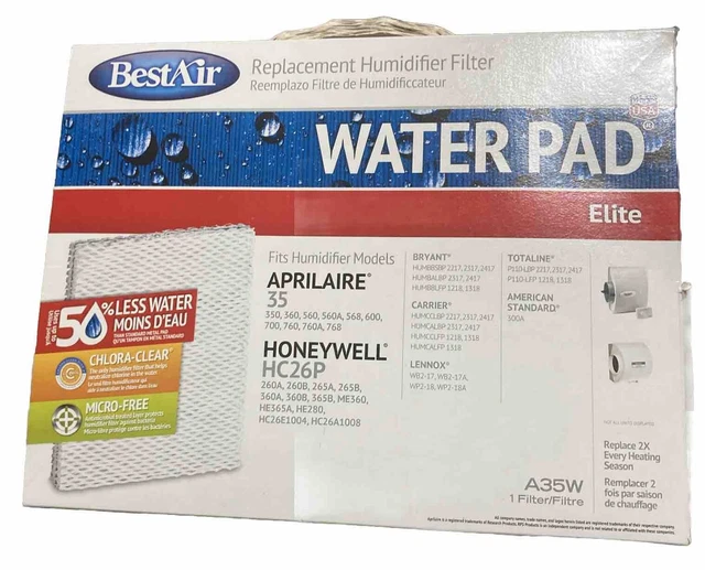 BEST AIR REPLACEMENT Humidifier Filter Water Pad Elite A35W Honeywell