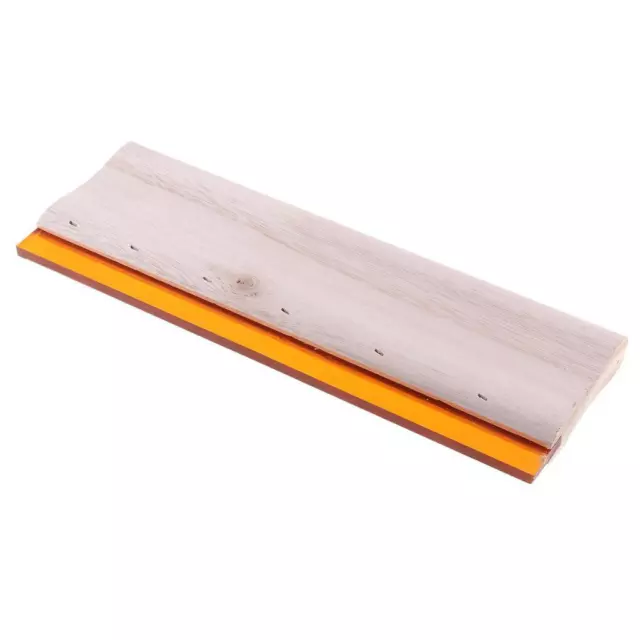 Silk Screen Printing Squeegee Rubber  Wood Handle Ink Scraper 30cm