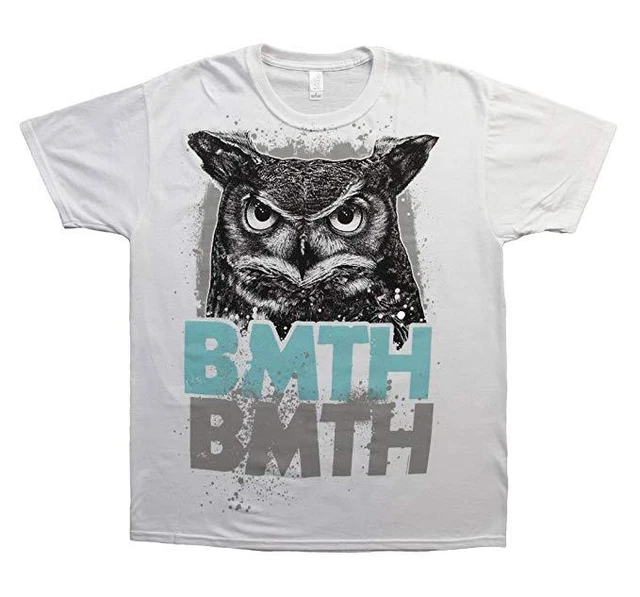 BRING ME THE HORIZON T-Shirt Owl Size S OFFICIAL MERCHANDISE