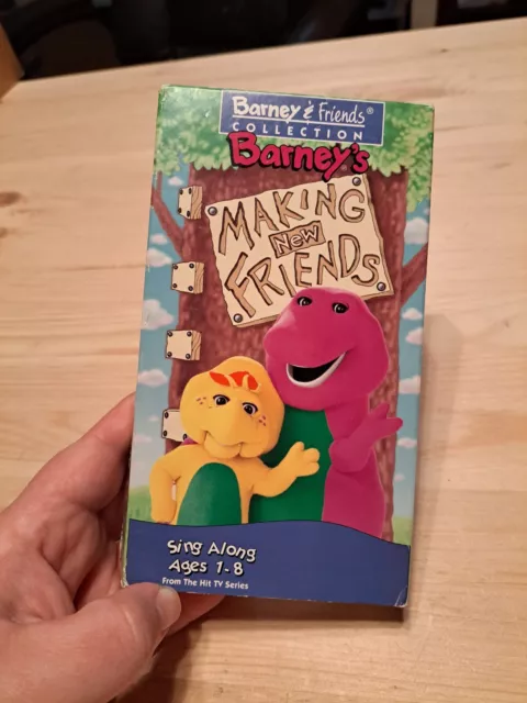 Barneys Making New Friends Vhs Tape 1995 Barney And Friends Kids