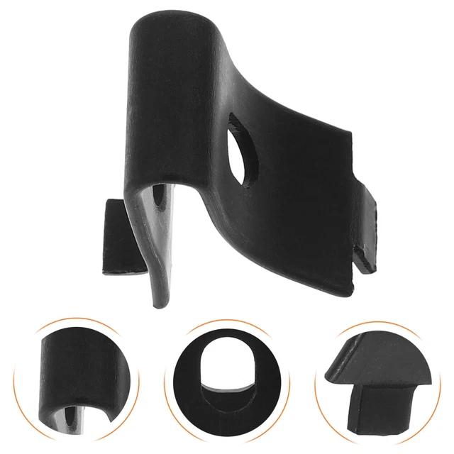 100 Clip Fermacavi Nere Con Chiodi - Per Cavi Rotondi Da 10mm, Ideali Per Pareti E Esterni - Foto 14