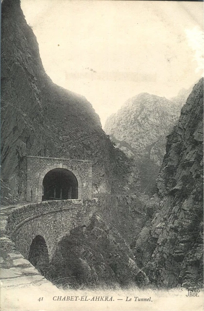 CPA Algeria Chabet Ek Ahkra The Tunnel