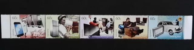 AUSTRALIA 2012 Technology Then & Now Complete Set of  5 x MUH MNH Stamps