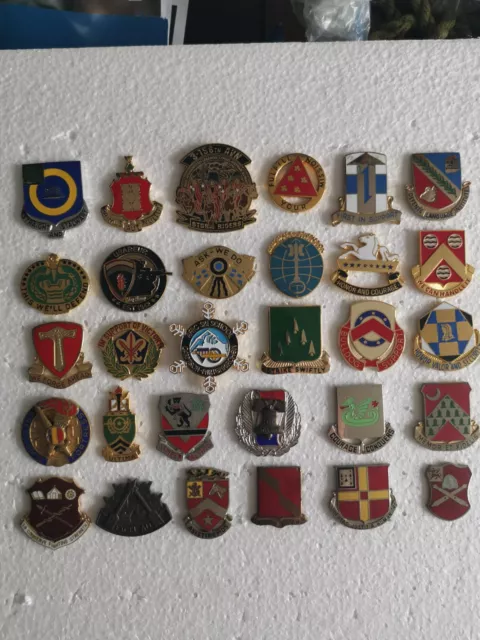 US Unit Crests 30 Stück