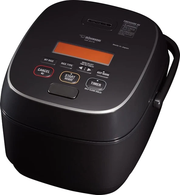 Zojirushi NW-JEC18BA Pressure Induction Heating (IH) Rice Cooker & Warmer 10-Cup