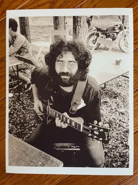 JERRY GARCIA Art Print Photo Rare 8" x 10" GRATEFUL DEAD Poster Vintage