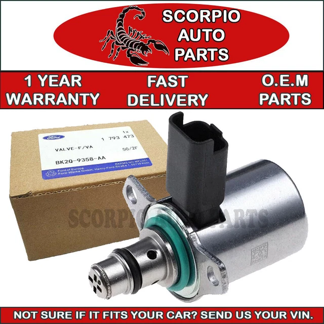 FUEL PUMP PRESSURE Regulator Control Valve Ford Transit Custom Ranger 2