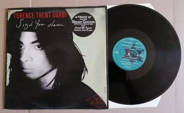 TERENCE TRENT D'ARBY Sign Your Name 12" MAXI CBS 6513156 Rolling Stones, en VG+