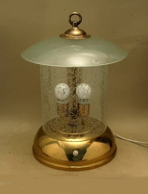 Luigi Fontana Milano Rara Lampada Vetro Lavorato Design Italiano Primi Anni '50 Luigi Fontana Milano Rara Lampada Vetro Lavorato Design Italiano Primi Anni '50