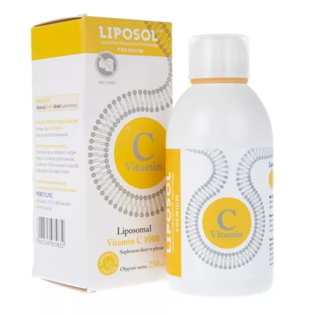 Liposol Vitamine C 1000 (vitamine C liposomale tamponnée), 250 ml