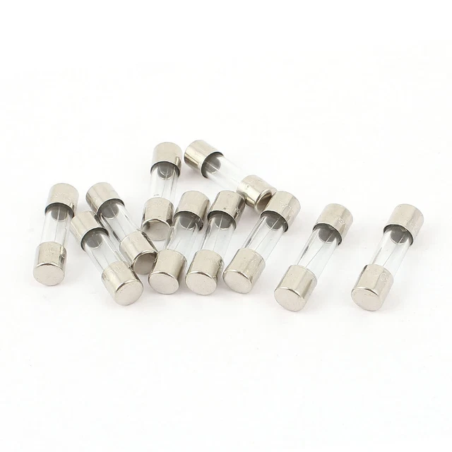 10 Pcs 250V 1A 1000mA Action Lente Temps Retard Verre Fusibles 5mm x 20mm