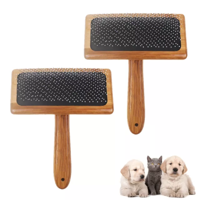 Wool Carder 2pcs, Hand Carder for Wool, Carding Combs, Carding Brush,  Blending Board Carder, Wool Comb, Wool Brush, Pet Grooming Tool, Fiber 