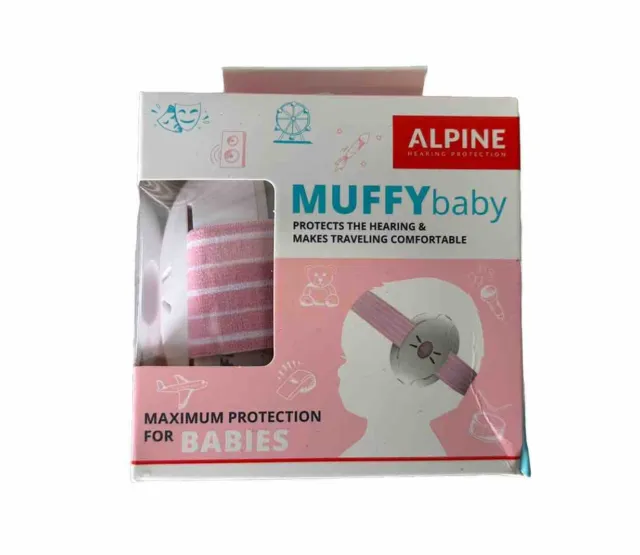 Alpine Muffy Baby Ear Protection Noise Reduction PINK