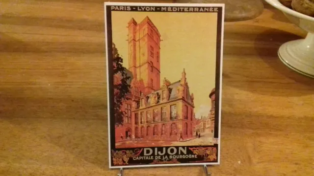 PUB. DIJON Capitale de la Bourgogne.(Paris-Lyon-méditérranée)(S48.19)