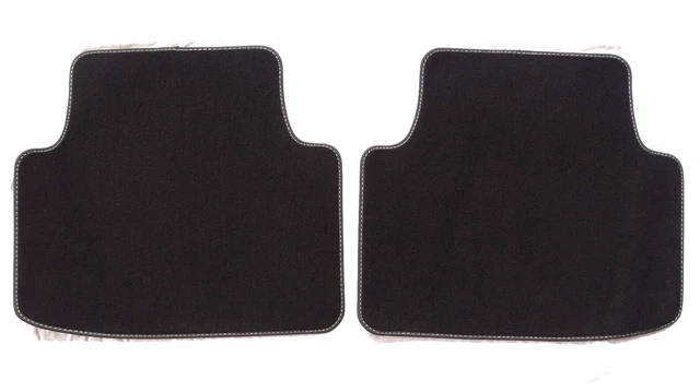 Genuine Vw Passat B8 Velour Carpet Floor Rear Mat Set Black R-Line 2014-2024 New