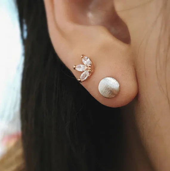 Button Stud Earrings, tiny studs, simple circle earrings, daily wear, minimalist