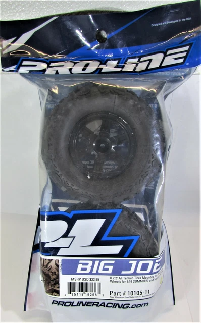 1:16 Proline BIG JOE 2.2" All Terrain Tires Mounted on Desperado Rim PRO10105-11